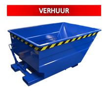 Kantelbak 750L Kiepbak  UC-model VERHUUR