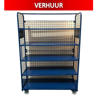 Order Picking Mesh Shelf Trolley Rollcontainer RENTAL