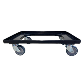 Euro Container Transport dolly KLT Eurobox 60x40 cm Black