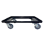 SalesBridges Euronorm bakken transportwagen Dolly 60x40 Zwart