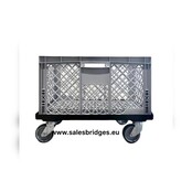 Euro Container Transport dolly KLT Eurobox 60x40 cm Black