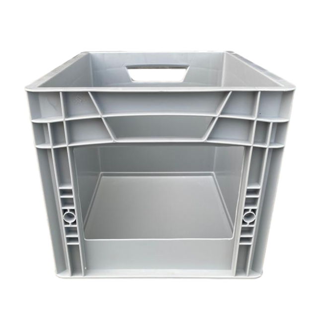 Plastic Kratten  40x30x27 cm met grijpopening Eurobox  container Stapelbak