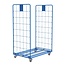 SalesBridges Maxi Stalen Rolcontainer 2 heks met poedercoating demonteerbaar (H) 1800 mm