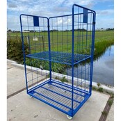 Maxi Roll conteneur 3 côtés peint 1200x800 cm en acier Ergonomique