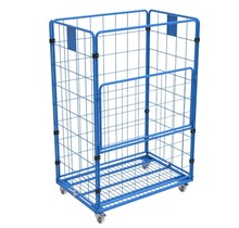 Maxi Steel Roll Container with 4 sides with powdercoating demountable (H) 1800 mm