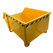 Construction container Red Debris Container Waste container for Construction 1000L 1500 kg