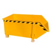 Construction container Yellow Debris Container Waste container for Construction 1000L 1500 kg