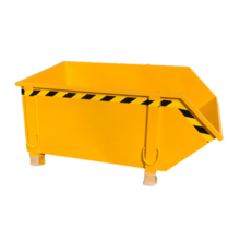 Construction container Yellow Debris Container Waste container for Construction 1000L 1500 kg