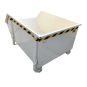 Conteneur de construction Jaune Conteneur de débris Déchets de construction Conteneur de déchets Construction 1000L 1500 kg