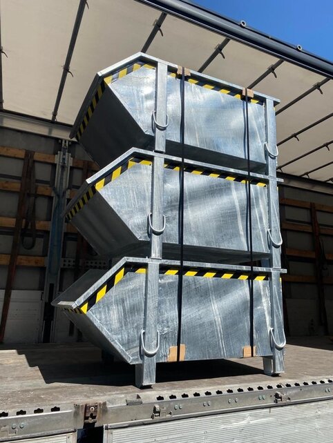 Bouwcontainer Verzinkt Puincontainer Bouwafval AfvalcontaineBouwcontainer Thermisch Verzinkt Puincontainer Bouwafval Afvalcontainer Bouw 1000L 1500 kgr Bouw 1000L 1500 kg - Copy