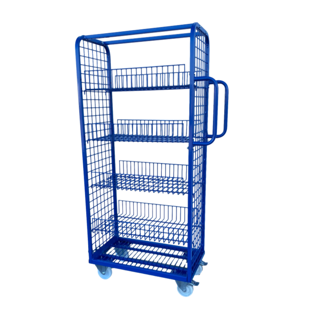 Chariot de préparation de commandes magasin e-commerce