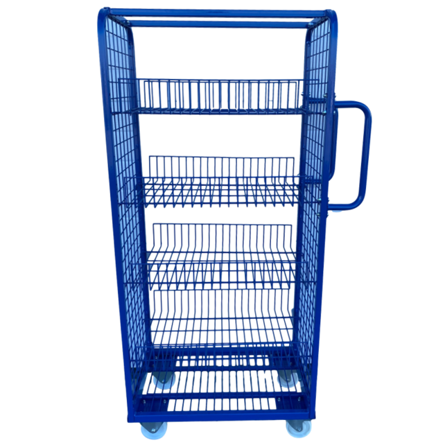 Chariot de préparation de commandes magasin e-commerce