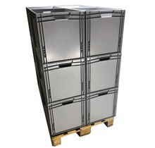 Eurobox 60x40x42 cm open handle plastic container