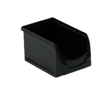 Magazijnbak Kunststof Grijpbakken B PP 23x15x12.5cm Zwart