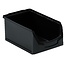 SalesBridges Magazijnbak Kunststof C PP 35x21.3x15cm Zwart Plastic Gripbakken