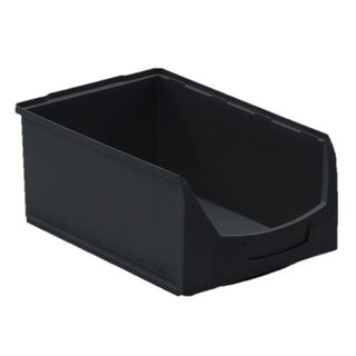 Bac à bec en plastique pour magasin PP D  51x31x20cm Noir