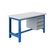 Ergonomische werktafel SI-model industrieel blauw 1500Kg Heavy Duty