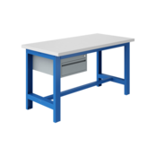 Ergonomische werktafel SI-model industrieel blauw 1500Kg Heavy Duty