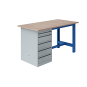 Ergonomische werktafel SI-model industrieel blauw 1500Kg Heavy Duty