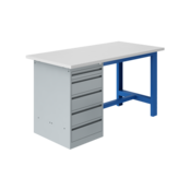 Table de travail Ergonomique modèle SI blue industriel  1500Kg Heavy Duty