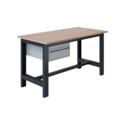 Ergonomische werktafel SI-model grijs antraciet  1500 kg heavy duty