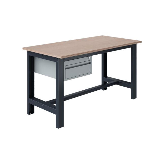 Ergonomische werktafel SI-model grijs antraciet  1500 kg heavy duty