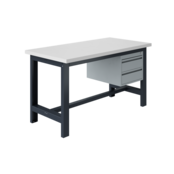 Ergonomic worktable SI-model gray anthracite 1500 kg heavy duty