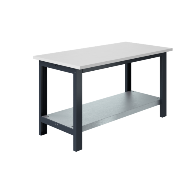 Table de travail Ergonomique modèle SI gris anthracite 1500 kg heavy duty