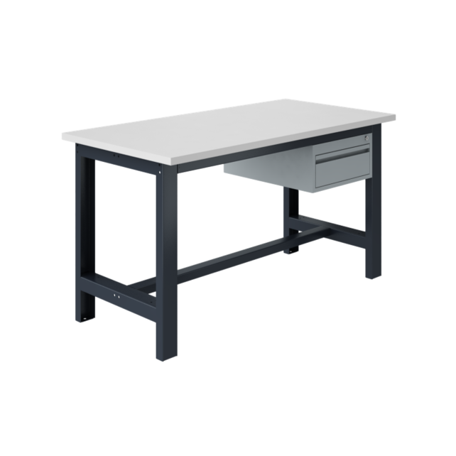 Ergonomische werktafel SI-model grijs antraciet  1500 kg heavy duty