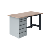 Table de travail Ergonomique modèle SI gris anthracite 1500 kg heavy duty