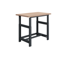 Mechanically height-adjustable worktable SI-model gray anthracite 1000 kg heavy duty