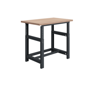 Table de travail à réglage mécanique 1000 kg Anthracite modèle SI