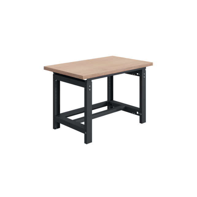 Mechanisch in hoogte verstelbare werktafel SI-model grijs antraciet  1000 kg heavy duty