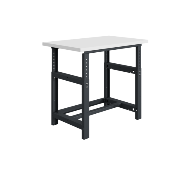 Table de travail à réglage mécanique modèle SI gris anthracite 1000 kg heavy duty