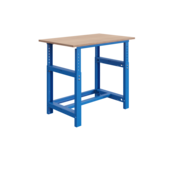 Table de travail à réglage mécanique modèle SI bleu industriel 1000 kg heavy duty