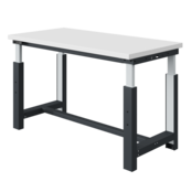 Table de travail à réglage électriquement modèle SI gris anthracite 300 kg heavy duty