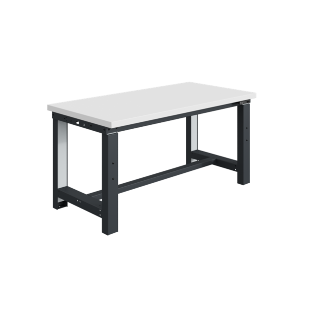 Table de travail à réglage électriquement modèle SI gris anthracite 300 kg heavy duty