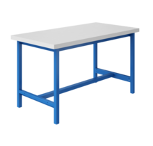 Ergonomische werktafel PTH-model 500 kg Industrieel Blauw