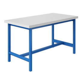 Ergonomic worktable 500 kg Industrial Blue PTH-model