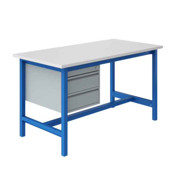 Ergonomic worktable PTH-model 500 kg Industrial  Blue