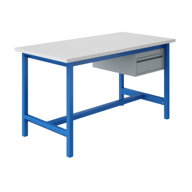 Table de travail Ergonomique modèle PTH 500 kg Bleu l'industriel