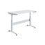 SalesBridges Ergonomische werktafel Elektrisch verstelbaar REGULOG-model 140 kg Lichtgrijs
