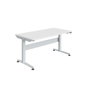 Table de travail Ergonomique Réglable électriquement modèle REGULOG 140 kg Gris clair