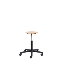 Ergonomische kruk werkkruk NATUR
