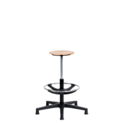 Ergonomische kruk werkkruk NATUR