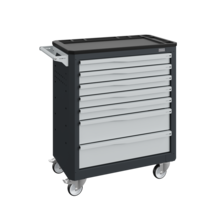 Chariot d'atelier SERVILOG avec tiroirs Gris anthracite