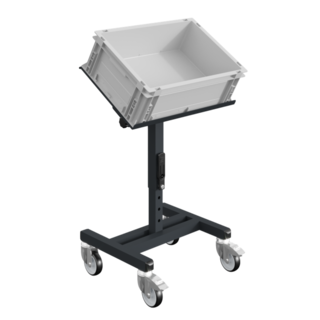 Workshop Trolley SRI Adjustable storage trolley for plastic crates
