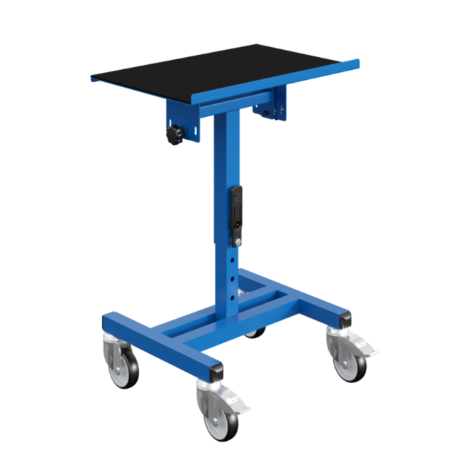 Chariot d'atelier SRI Chariot de rangement réglable pour bacs en plastique