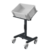 Chariot d'atelier SRI Chariot de rangement réglable pour bacs en plastique