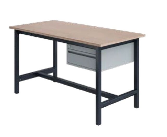 Ergonomische werktafel PTH-model 500 kg Antraciet